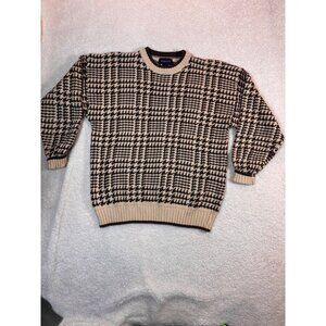 Gant Cable Knit Sweater Mens Large Navy Blue Cotton